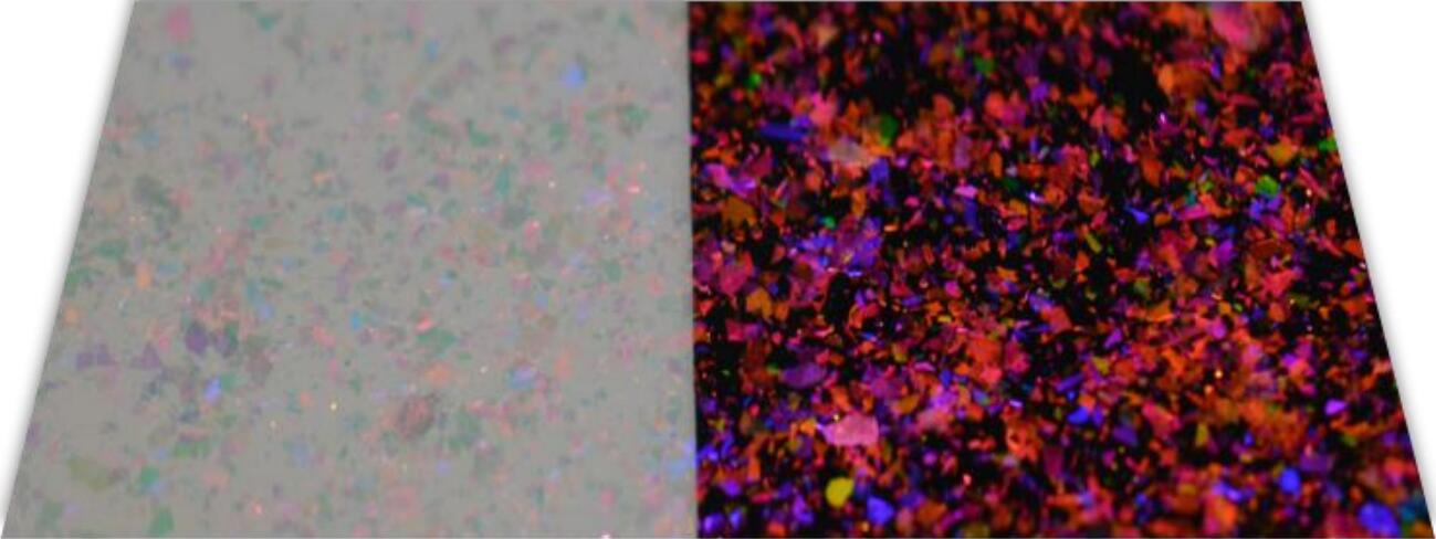 T-09 Optically variable pigment/ink Royal Purple-Yellow Red 200-300μm-HiBlueStar