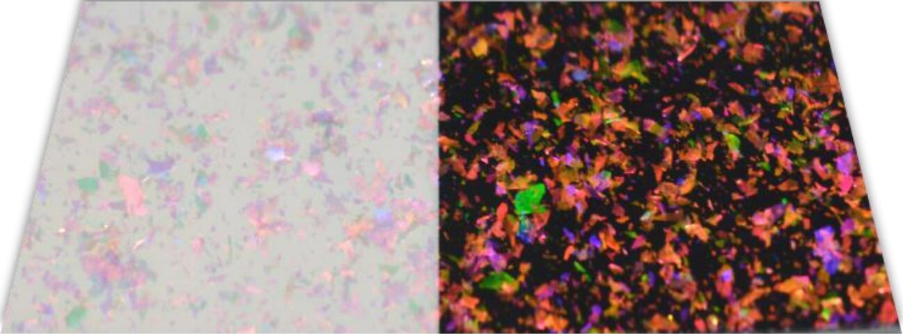 TS-02 Optically variable pigment/ink Purplish Red-Yellow Green 200-300μm-HiBlueStar