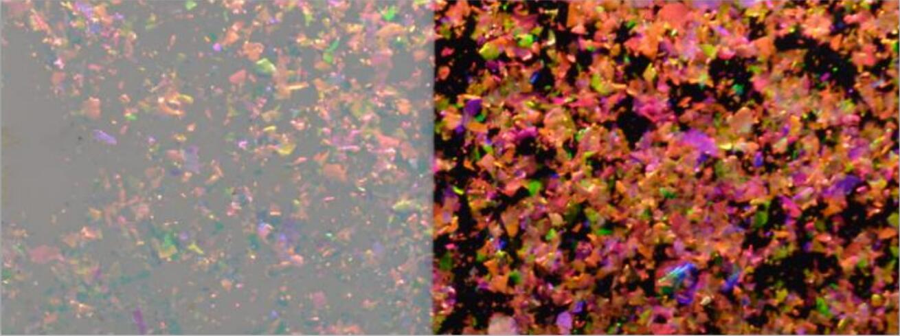 TS-11 Optically variable pigment/ink Orange Red-Yellow Green 200-300μm-HiBlueStar