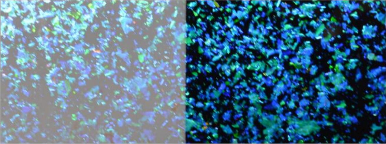 TS-14 Optically variable pigment/ink Blue Green-Deep Blue 200-300μm-HiBlueStar