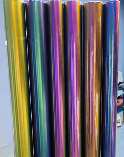 Optically variable pigments can be used to develop and produce automotive protective films with color-changing effects, collision resistance, and scratch resistance.-HiBlueStar